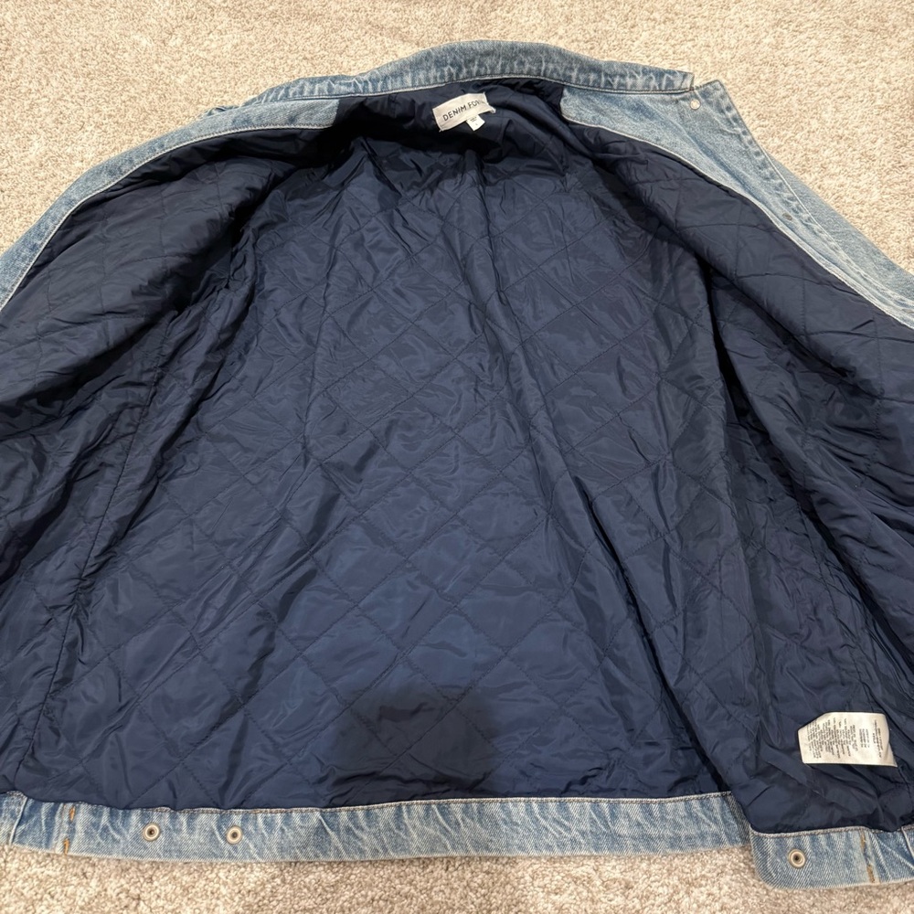 Aritzia Denim Forum Light Blue Oversized Jean Jacket - Picture 7 of 12